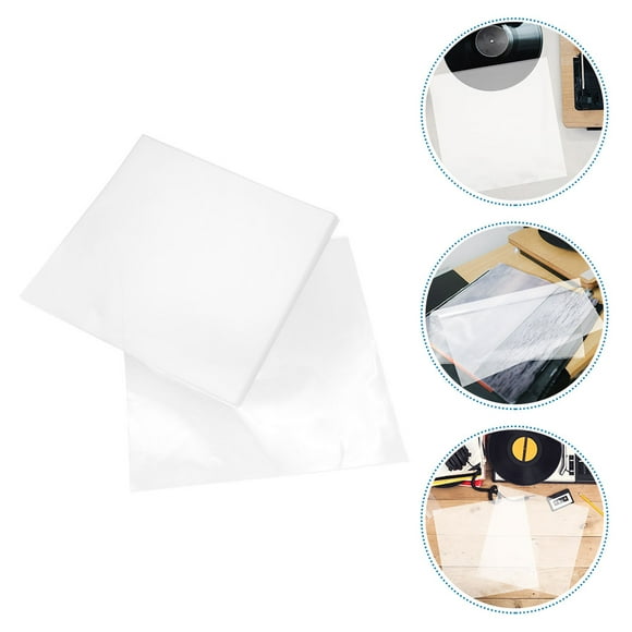 unbranded 50Pcs Vinyl Record Outer Sleeve for Vinyl Records and CDs Protection Use
