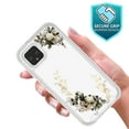 thumbnail image 2 of Google Pixel 4 Case, Onyxii Graphic Design Shockproof Impact Resistant Protective Full-Body Rugged Clear Hybrid Bumper Case for Google Pixel 4 (White Flower), 2 of 5