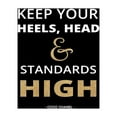 thumbnail image 2 of Z Studio 12x12 Gold Ornate Wood Framed with Double Matting Museum Art Print Titled - Keep Your Heels High, 2 of 4