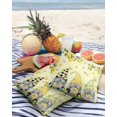 thumbnail image 3 of Pack of 2 Outdoor Pillow Covers, Summer Lemen Gnomes Waterproof Square Throw Pillowcase Cushion Decorative Pillow Covers for Couch Patio Tent, 26x26 in, 3 of 6