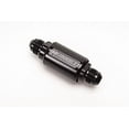 thumbnail image 1 of Russell Automotive Fuel Filter 650103 Competition; In-Line; -8 AN Male Inlet/Outlet; 1-1/4 Inch Diameter x 3-1/4 Inch Length; 40 Micron Disc Element; Black Anodized; Aluminum; With Fuel Filter Only, 1 of 2