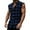 Dark Blue, variant on Sopiago Men's Summer Beach Tank Tops Sleeveless Button Up Shirt Casual Flannel Plaid Tank Shirts Dark Blue,M