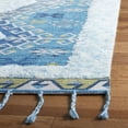 thumbnail image 2 of SAFAVIEH Saffron Olgica Abstract Geometric Wool Area Rug, Turquoise/Blue, 3' x 5', 2 of 6