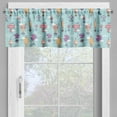 thumbnail image 4 of Ambesonne Hot Air Balloon Valance & Curtain, Repeating Clouds, 55"x45", Pale Seafoam Almond and Tan, 4 of 7