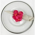 thumbnail image 5 of Fennco Styles Handmade Double Moth Orchid Decorative Napkin Rings, Set of 4 - Fuchsia Flower Napkin Holders for Dining Table, Banquet, Wedding, Holiday Décor and Special Event, 5 of 7