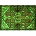 thumbnail image 1 of Ahgly Company Indoor Rectangle Persian Green Traditional Area Rugs, 7' x 9', 1 of 1