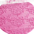 thumbnail image 3 of Acrylic Rolling Pin with 28 Patterns for Fondant, Pasta, Cookie, Dough, Comfortable Handle FDA Quality Pastry Rolling Pin Fondant Roller DIY Cake Home Kitchen Essential, 3 of 4