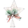 thumbnail image 1 of NAVIDAD Star Topper Ornament Decoración de árboles de Navidad Favores de fiesta de Navidad, 1 of 7