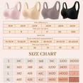 thumbnail image 2 of Tshirt Bras for Women, Comdrip Wireless Bras for Women Lace V Neck No Underwire Bra Braslettes Full Coverage Plus Size Everyday Bras Wireless Bras Women Black XL, 2 of 3
