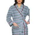 thumbnail image 4 of Moomaya Printed Bath Robe Girls Sleepwear Cotton Long Nightwear Loungewear, 4 of 6