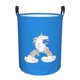 thumbnail image 1 of Fotbe Unicorn and Wine Cesto de Ropa con Asas, Cesto Impermeable de Gran Capacidad, Bolsa de Lavado para Dormitorio, Cesto de Ropa con Ruedas y Asas-Small, 1 of 6