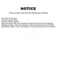 thumbnail image 2 of TOR Front Suspension Control Arm and Ball Joint Assembly Steering Tie Rod End Stabilizer Bar Link Kit (8Pc) for Car Ford Escape Mazda Tribute Mercury Mariner - Left Right (Driver Passenger) KTR-100433, 2 of 2