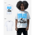thumbnail image 2 of G-West Useless Struggle Oversized T-Shirt Mens White Size- S, 2 of 2