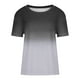 thumbnail image 4 of Tops Para Mujer Elegantes Blusas Casuales Camisas Estampado de Moda Cuello Redondo Camiseta de Manga Corta Suelta Jersey Odeerbi ODB164936, 4 of 5