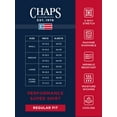 thumbnail image 6 of Chaps Men's Navy Performance Dress Shirt, Sizes 14"-32", 15"-32", 16"-32", 15"-34", 16"-34", 17"-34", 6 of 7