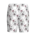 thumbnail image 2 of Lsque Poodle Dog Mens Sleep Pajama Shorts,Short Pajama Pants, Cotton Ultra-Soft Knit-X-Large, 2 of 9