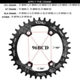 thumbnail image 2 of Plato De Bicicleta 96Bcd Bielas para bicicleta MTB, cadena estrecha y ancha 96BCD (negro 36T), 2 of 3