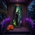 thumbnail image 5 of JHyouerji Halloween Door Cover 35x71 Inch Polyester Front Door Banner Easy Hang Door Curtain Wall Backdrop Porch Party Decor Reusable Holiday Home Decoration, 5 of 6
