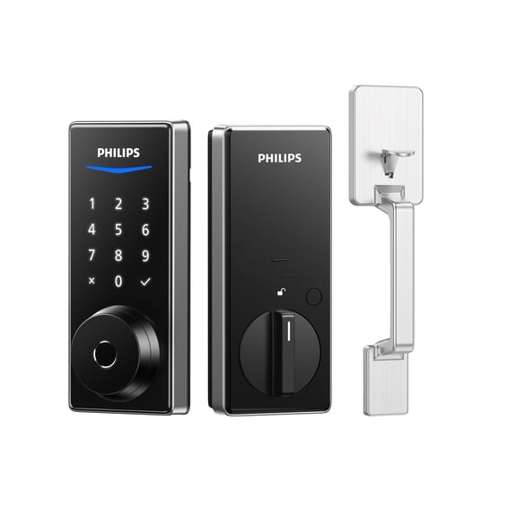 Philips Home Access 1000 Series Single Cylinder Electronic Deadbolt with Handle Set