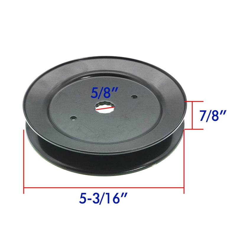 2 PK Genuine Ariens 07351600 Deck Spindle Pulley 918002 4″ OD x 0.625″ Spline ID • Top Equipment
