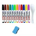 thumbnail image 1 of 8/12 Pcs Magical Water Painting Pen Toy Whiteboard Dry Erase Pen White Board Marker Student Children Drawing Pen, 1 of 11