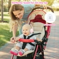 thumbnail image 5 of PERRYHOME 2-in-1 Baby Earmuffs Noise Cancel Hearing Protection Headphone，Adjustable Baby Headphones with Stretchy Band, Baby Airplane Ear Protection /Outdoor (Pink), 5 of 9