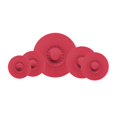 thumbnail image 2 of Self Priming Silicone Bowl Covers, Silica Pot Lids, Microwave and Refrigerator Safe, Easy Cleaning Kitchen Food Covers, for Meal Prep and Leftovers, Set of 5, Red, by FAJHHA, 2 of 7