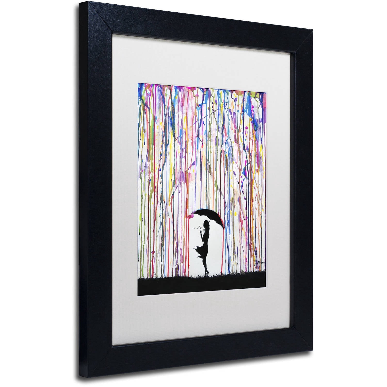 Trademark Fine Art 'Persephone' Canvas Art by Marc Allante, White Matte, Black Frame