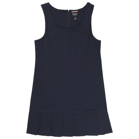 French Toast Girls School Uniform Ribbon Bow Pleated Jumper Dress, Sizes 4-20