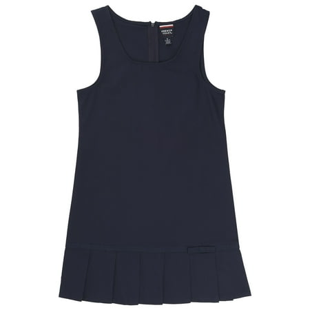 French Toast Girls School Uniform Ribbon Bow Pleated Jumper (Little Girls & Big (Best Store For Little Black Dress)