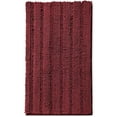 thumbnail image 2 of Clara Clark Bath Rug Chenille Bath Mat, Super Soft Absorbent Bathroom Rug Large, Red, 2 of 10