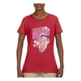 thumbnail image 2 of Wild Bobby Shore Surfer Betty Boop Betty Boop Womens T-Shirt, Red, Medium, 2 of 5