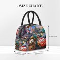 thumbnail image 4 of Bolsa de almuerzo portátil con aislamiento de Cars Lightning Mcqueen, bolsa de mano térmica con bolsillo frontal para hombres, mujeres y adolescentes, 4 of 7