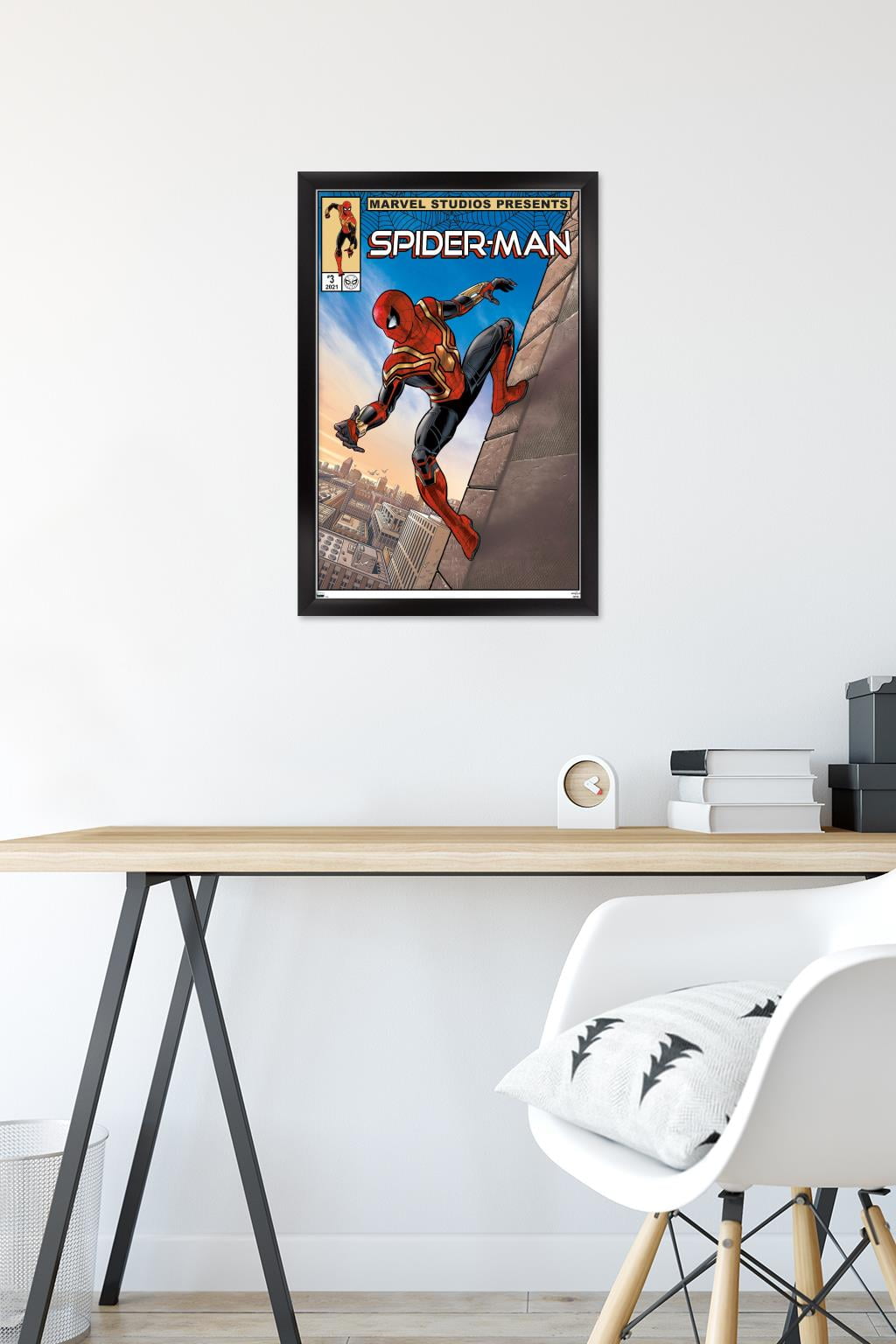 Marvel Spider-Man: No Way Home - Wall Comic 16.5" x 24.25" Framed Poster, by Trends International