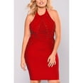 thumbnail image 3 of Hybrid & Company Women’s Sexy Bodycon Stretch Knee Length Midi Bandage Dress, 3 of 4