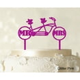 thumbnail image 1 of "Mr & Mrs Wedding Cake Topper Custom Name Cake Topper Color Option Available 6""-7"" Inches Wide", 1 of 1