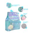 thumbnail image 4 of Mochila Tornasol Azul La Merced con Tapa y Agujetas Ajustables, 4 of 6