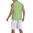 thumbnail image 2 of Sikiie Green Gingham Basketball Jersey Reversible Men's Mesh Athletic Sports Shirts Training Practice S-4XL4X-Large, 2 of 6