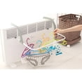 thumbnail image 3 of Grey Metal Clothes Drying Rack for Balcony Indoor Outdoor Use Heavy Duty Adjustable Arms, 3 of 8