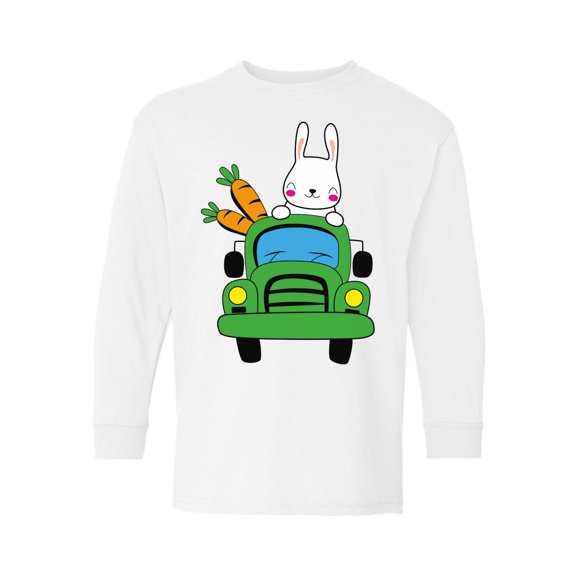 Easter 2021 Teens Outfit Happy Easter Youth Long Sleeve Shirt for Girls Boys Bunny Graphic Tee Unisex Age 4-18