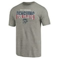 thumbnail image 2 of Men's Heathered Gray Pittsburgh Penguins Freedom Tri-Blend T-Shirt, 2 of 3