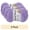 Orchid, variant on (3 pack) Baby Rainbow Yarn by Loops & Threads - Yarn for Knitting - Crochet - Weaving - and Arts & Crafts - Orchid - Polyester - 5.3 oz