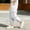 White, variant on Purcolt Girls Cotton Linen Lantern Pants Casual Loose Fit Elastic Waist Cargo Pants Summer Beach Vacarion Wide Leg Tapered Bubble Pants for 7-16 Years