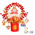 thumbnail image 1 of Decoración de año Nuevo chino Macarena colgante adorno colgante tradicional estilo B, 1 of 8