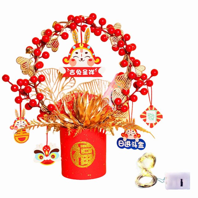 Decoración de año Nuevo chino Macarena colgante adorno colgante tradicional estilo B