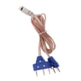 thumbnail image 2 of Multifunction Fencing Body Cords Easy Using Accessories 3 Pin Cord Flexible Portable Durable Head Wire for Epee Sports Foil Training Blue, 2 of 6