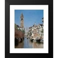 thumbnail image 2 of Martin Rico y Ortega 19x24 Black Modern Framed Museum Art Print Titled - Rio Di San Barnaba, Venice, 2 of 5