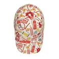 thumbnail image 4 of Daiia Firefighter Icons print Baseball Cap Men Women Golf Dad Hat Adjustable Original Classic Low Profile Hat Unconstructed Plain Cap, 4 of 9
