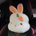 thumbnail image 1 of Lindo reposacabezas de coche de dibujos animados, accesorio de peluche para coche, protección para el cuello, almohada para la cintura, linda funda para cinturón de seguridad, almohada para coche, 1 of 6
