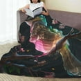 thumbnail image 6 of Honeii Bird5 Print Fleece Blanket - Throw Blanket for Bed, Sofa, Couch, Camping, and Travel , Microplush Ultra Soft Warm Blanket-50"x40", 6 of 7